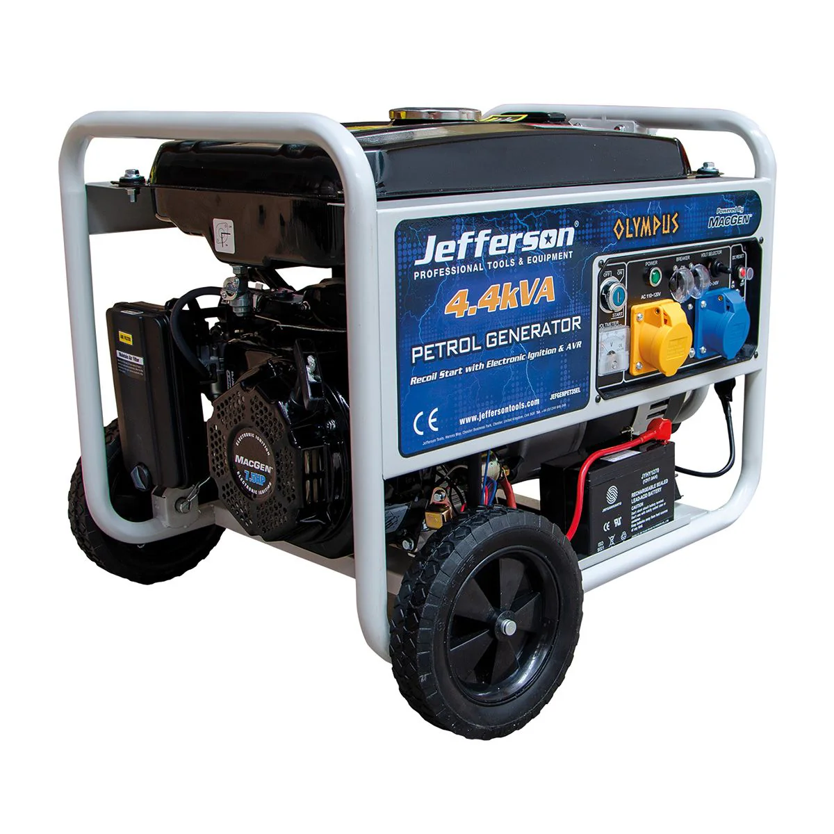 Jefferson 3.5Kw Petrol Generator With Avr and Electric Start - Image 6