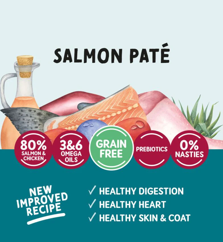 Naturo Cat Salmon Paté Pouch 85g - Image 3