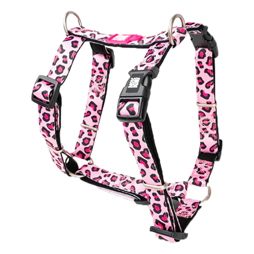 M&M Leopard Pink H Harness