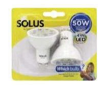Solus 50w = 4w Gu10 2pk Smd Non Dim Led - Image 2