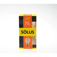 Solus 75w = 8w Bc Clear  A55 Xcross Led