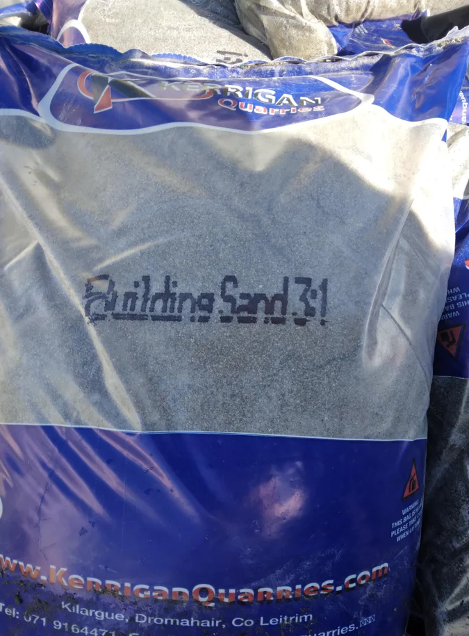 25kg Building Sand Mix -  Sand + Sachet Of Cement