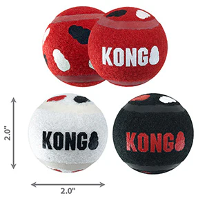 Kong Signature Sports Balls - 3 Pack - Image 2