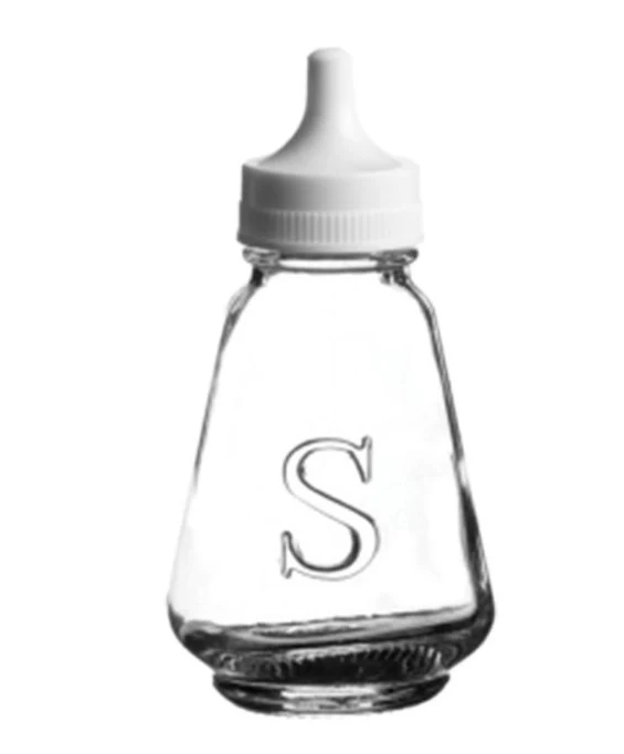 Steelex Glass Salt Shaker - White
