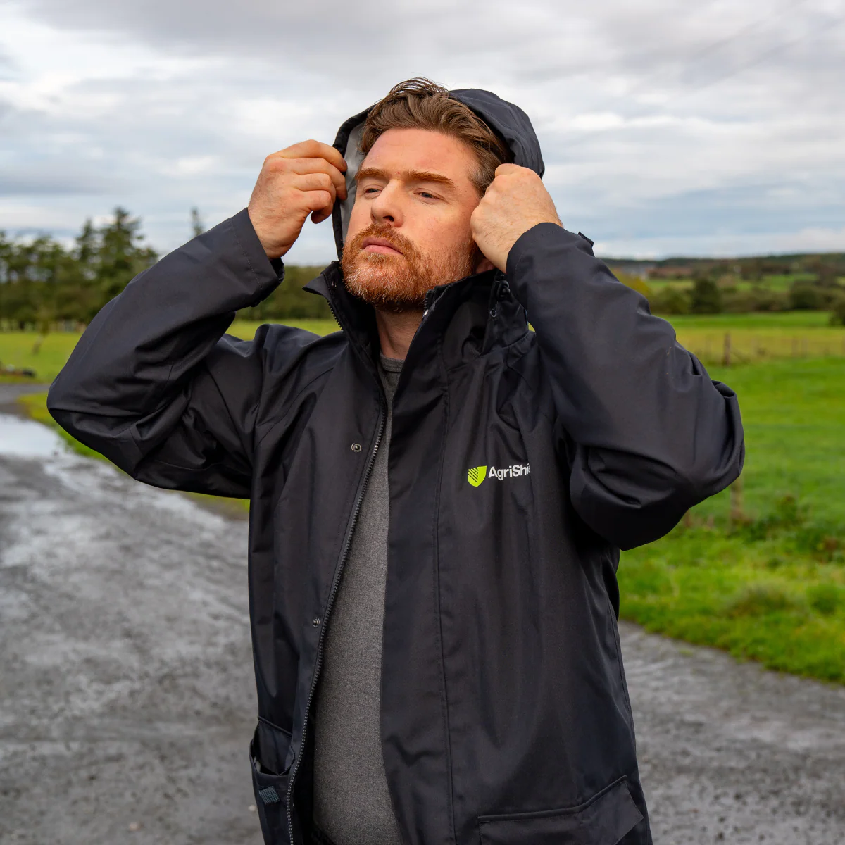 Agrishield Plus Premium Waterproof & Breathable Jacket - Navy - Image 5