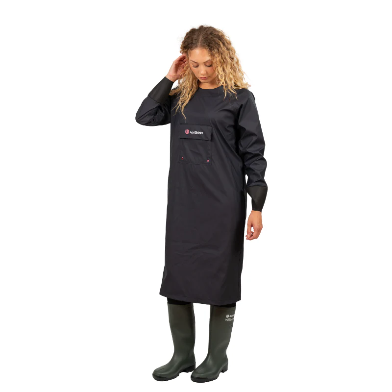 Agrishield Women's Dairy Gown Navy - Image 4