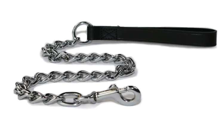 Ancol Extra Heavy Chain Lead Black 80 cm