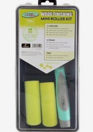 Axus Decor Lime Series Wood Finishing Roller Kit - 5PC
