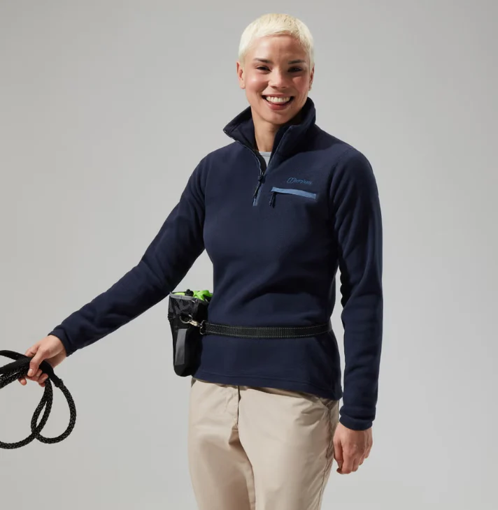 Berghaus Prism 2.0 Micro Half Zip Fleece - Blue - Image 4