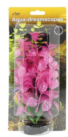 Cheeko Purple & Pink Plastic Plant, 20cm - Image 2