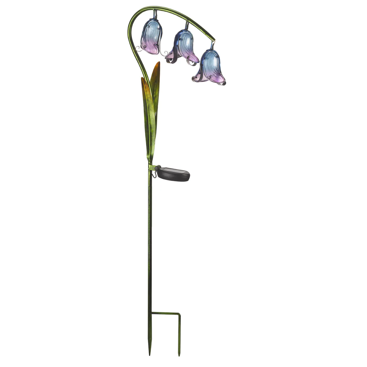 Bluebell Hand Painted Glass Solar Light - Image 3