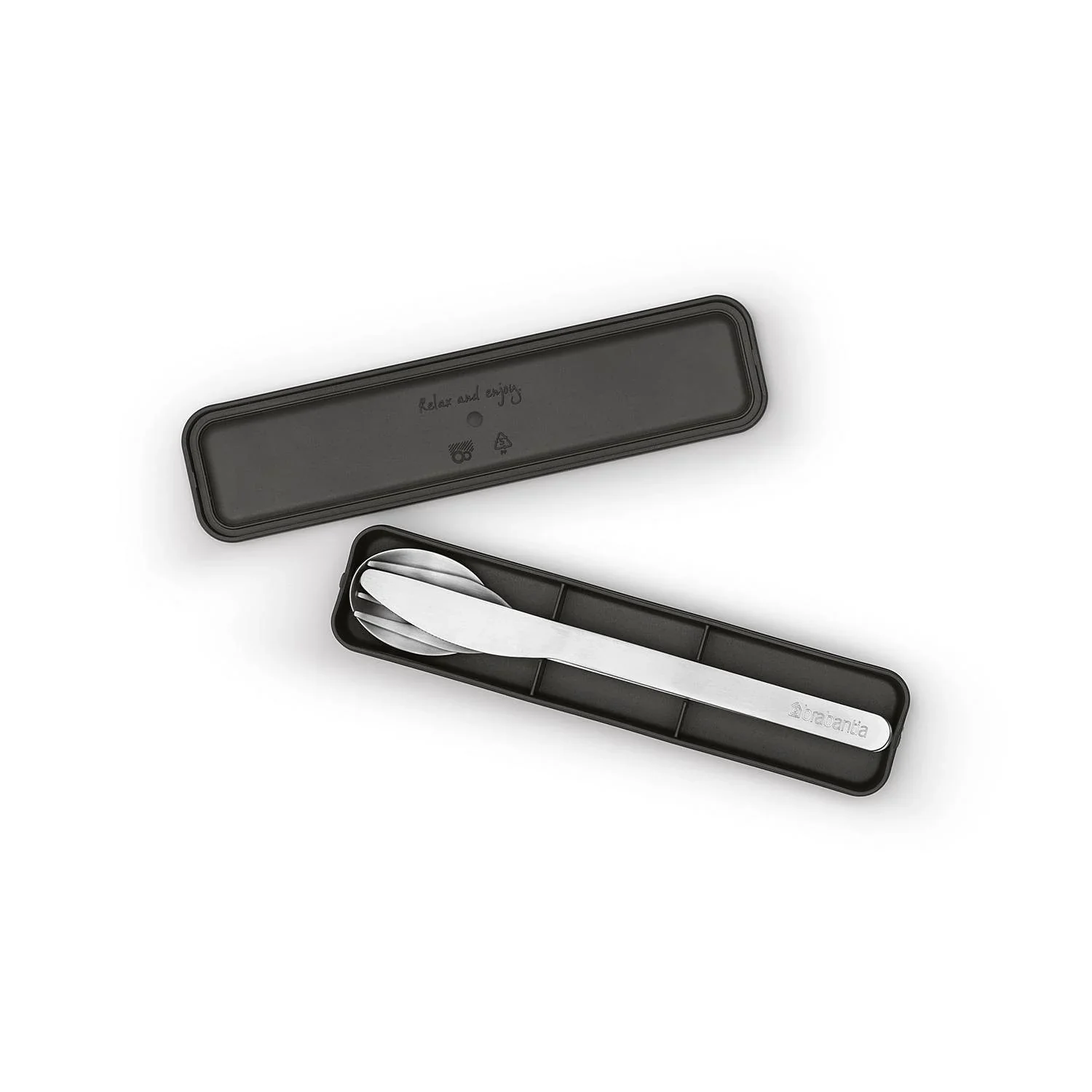 Brabantia Make & Take Cutlery Set - 3 Piece - Dark Grey - Image 2