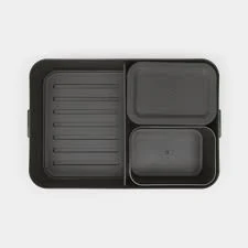 Brabantia Make & Take Large Bento Lunchbox - Dark Grey - Image 2