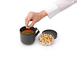 Brabantia Make & Take Soup Mug 0.6L - Dark Grey - Image 2