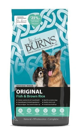 Hypoallergenic Burns Original - Adult - Fish & Rice - 12kg