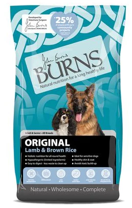 Hypoallergenic Burns Original Lamb & Brown Rice - 12kg