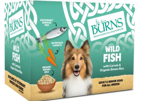 Hypoallergenic Burns Penlan Wild Fish Dog Wet Food Fish 6x395g