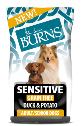 Hypoallergenic Burns Sensitive Grain Free Adults - Duck And Potato
