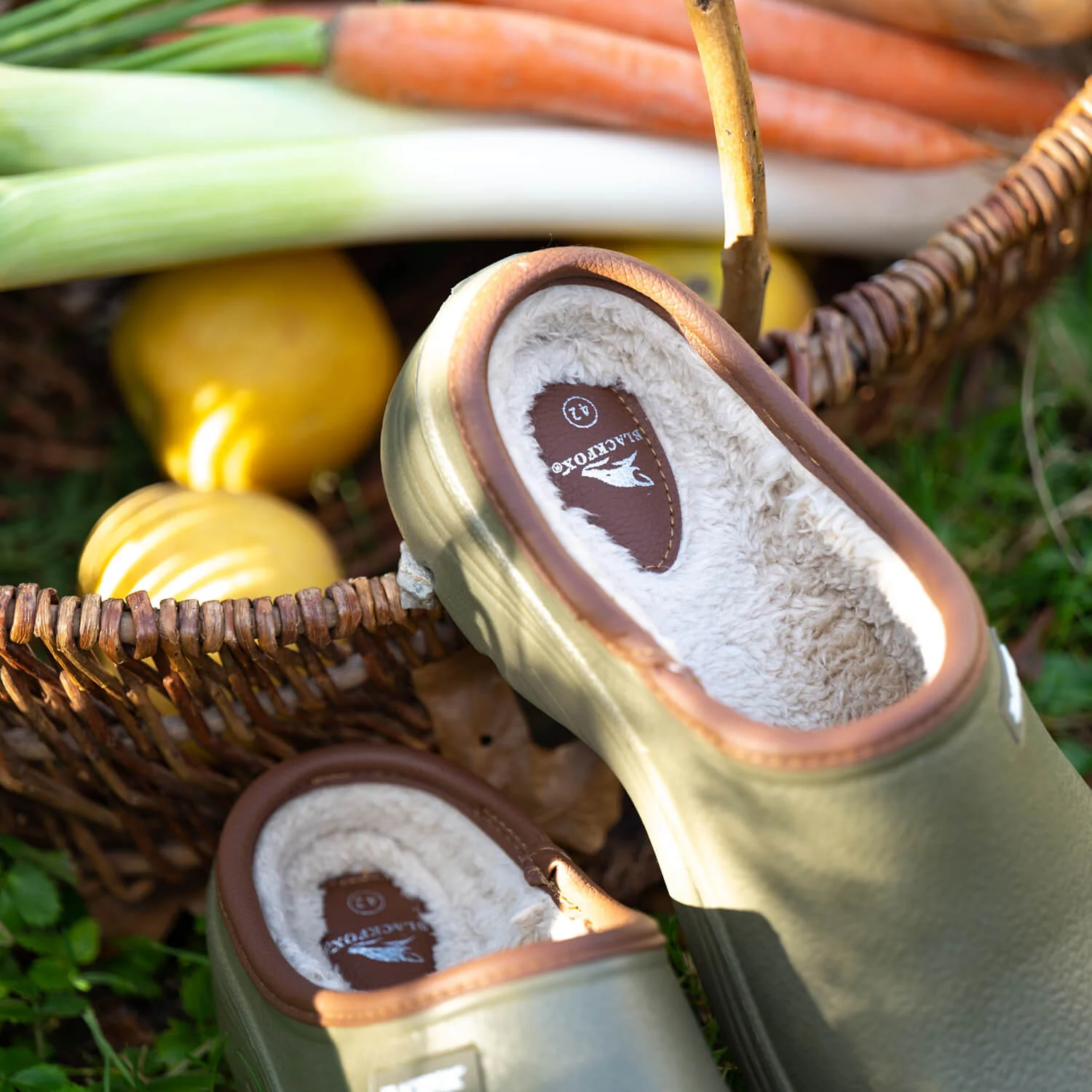 Fur Clogs Sherlow Khaki - Image 4
