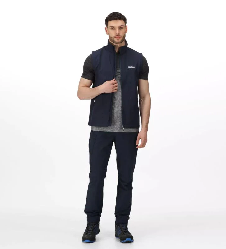 Regatta Men's AW23 Bradwell III Softshell Gilet | Navy - Image 5