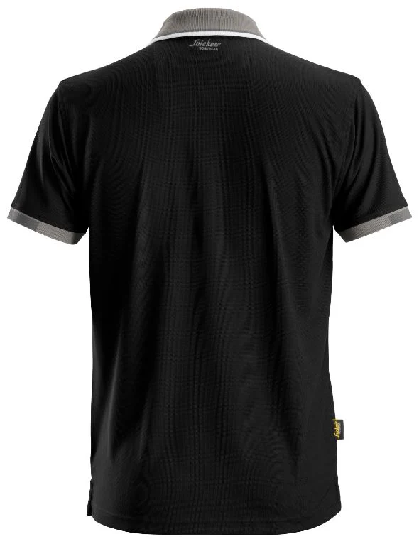 Snickers 37.5® Tech Short Sleeve Polo Shirt - Black - Image 2