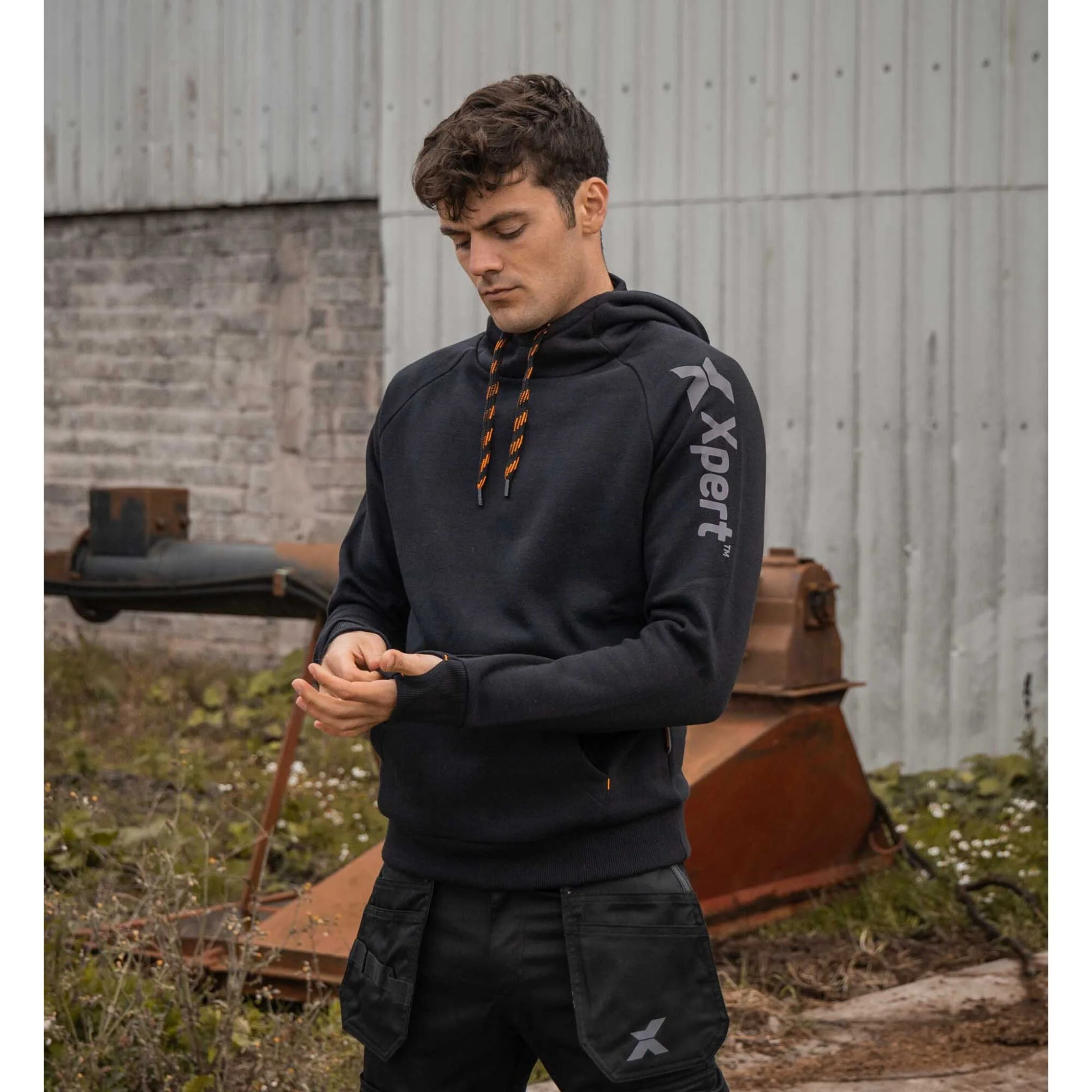 Xpert Pro Pullover Hoodie Black - Image 3
