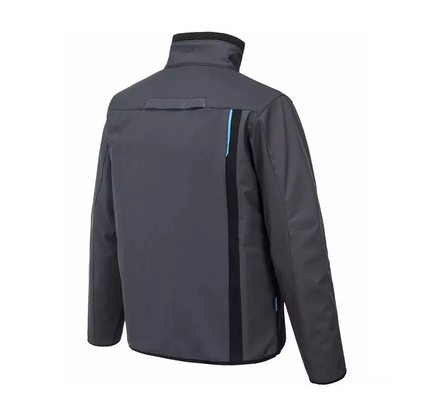 Portwest WX3 Softshell Jacket Metal Grey - Image 3