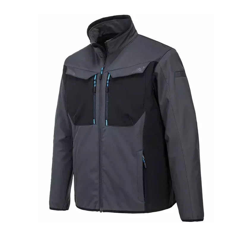 Portwest WX3 Softshell Jacket Metal Grey - Image 4