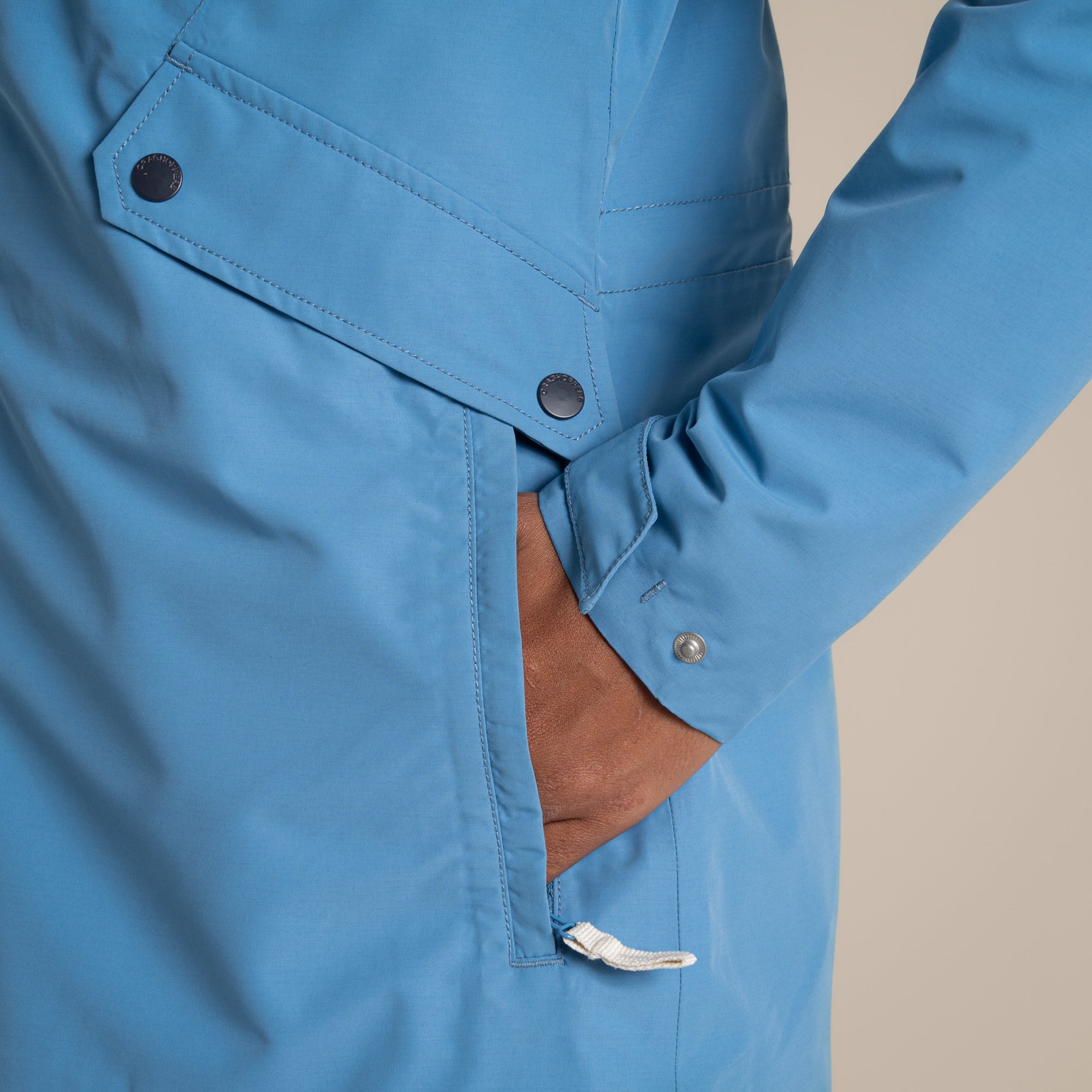 Craghoppers Ortega Waterproof Jacket - Seaside Blue - Image 4