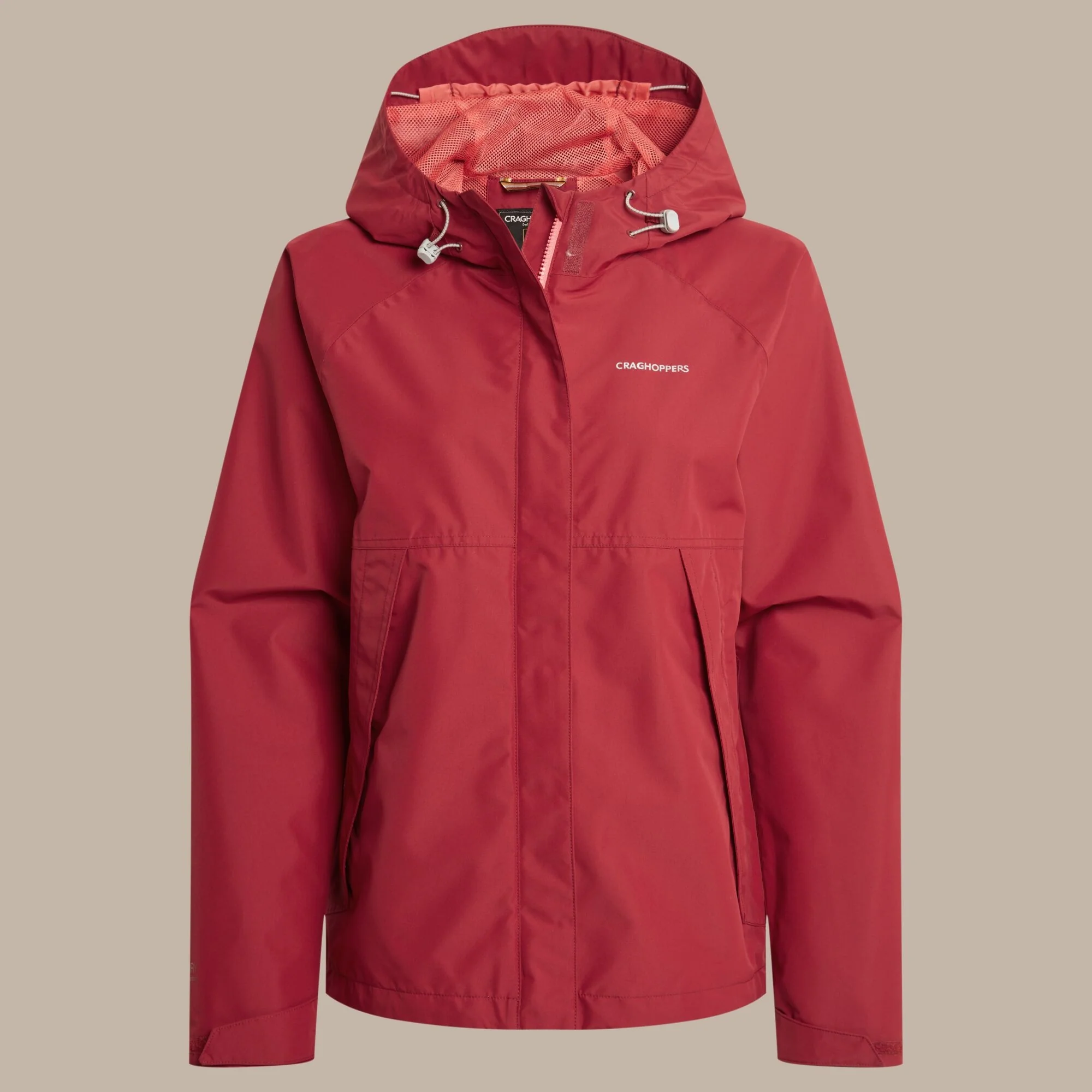 Craghoppers Women's Ossus Waterproof Jacket | Sumac Red - Image 10