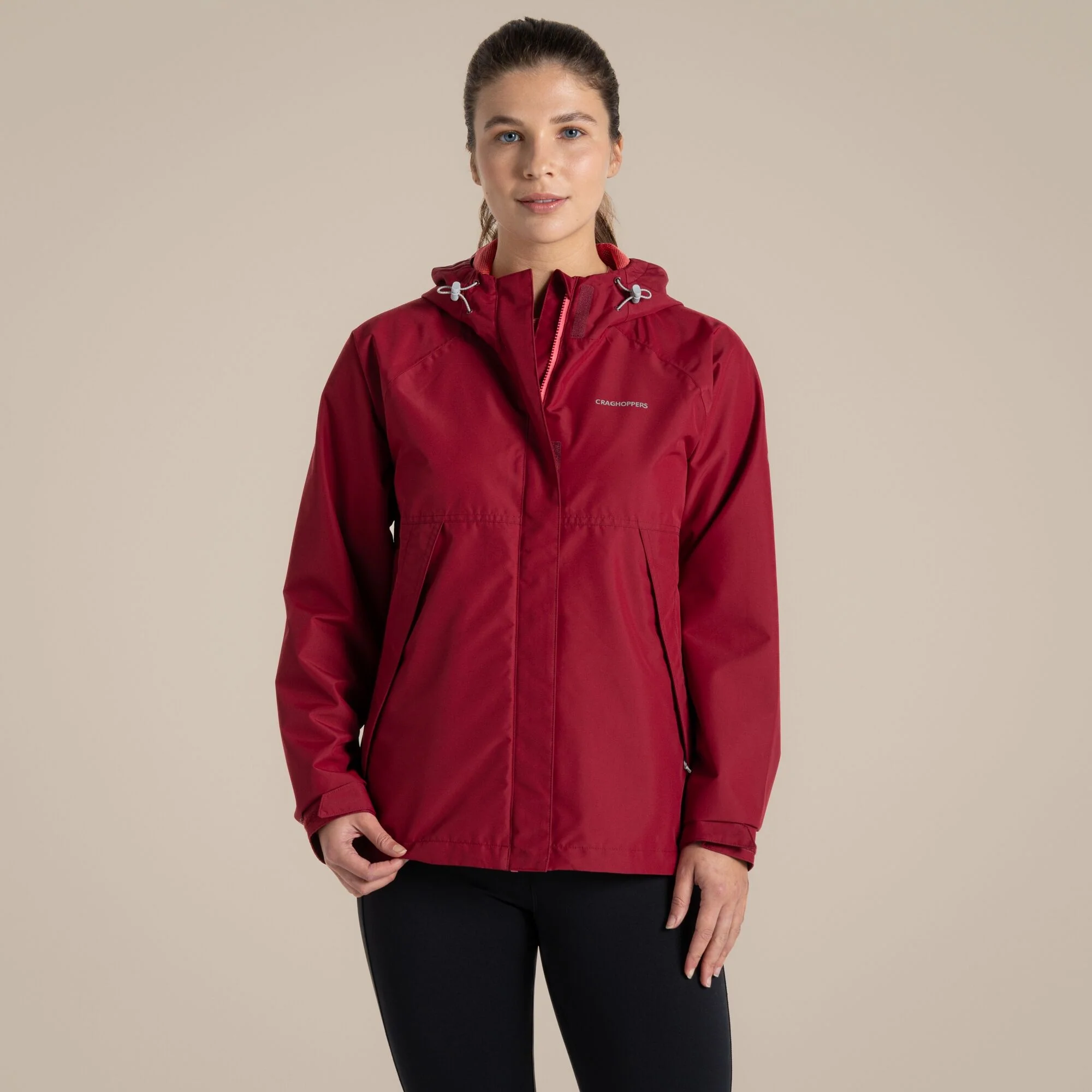 Craghoppers Women's Ossus Waterproof Jacket | Sumac Red - Image 4