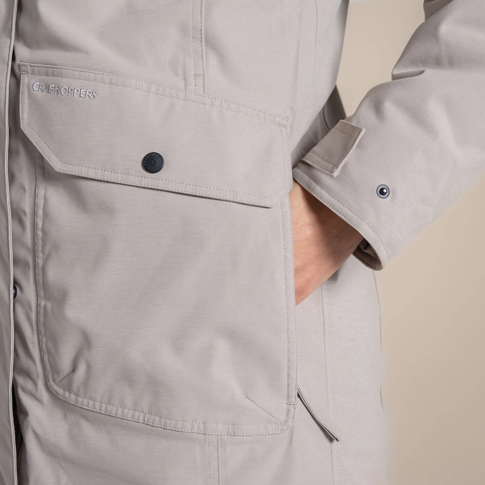 Craghoppers Rosalind II Jacket - Soft Mushroom - Image 3