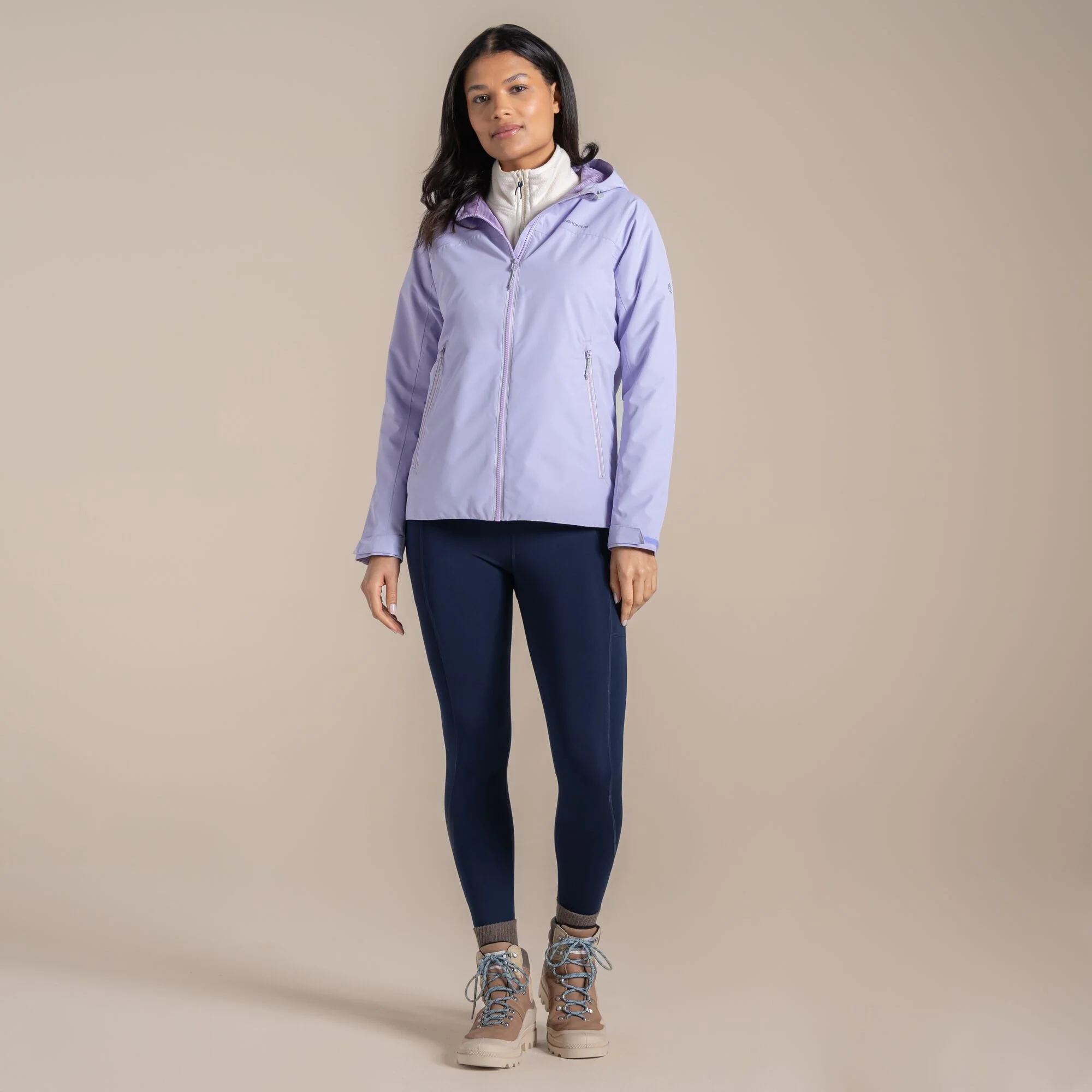 Craghoppers Women's Solla Waterproof Jacket | Parma Violet - Image 3