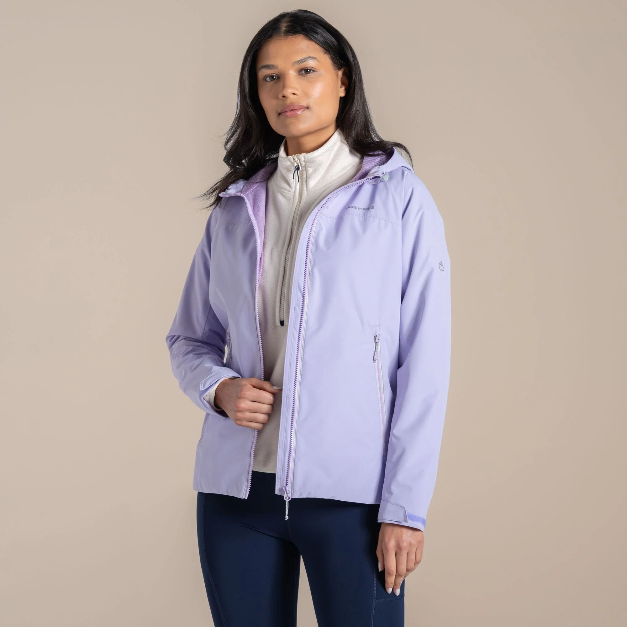 Craghoppers Women's Solla Waterproof Jacket | Parma Violet - Image 4