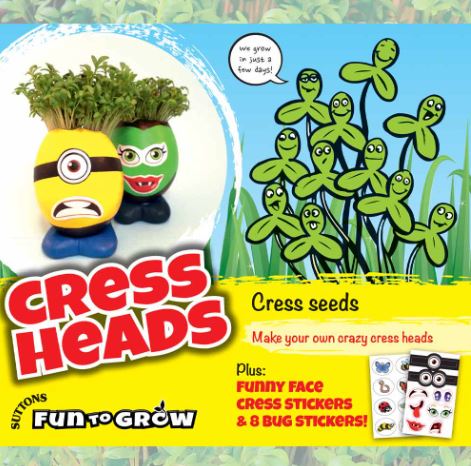 Cress 'Cress Heads (Curled)' - Seeds