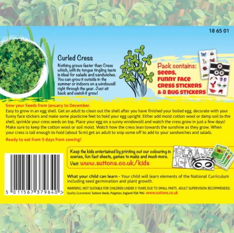 Cress 'Cress Heads (Curled)' - Seeds - Image 2