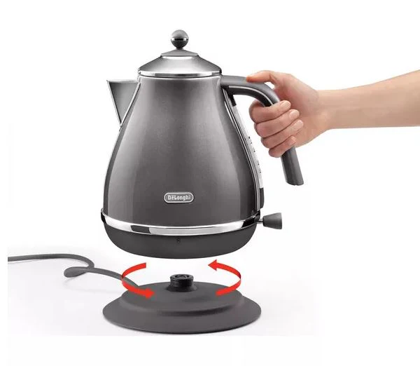 Delonghi Metalics 1.7L 3KW Kettle Grey - Image 4