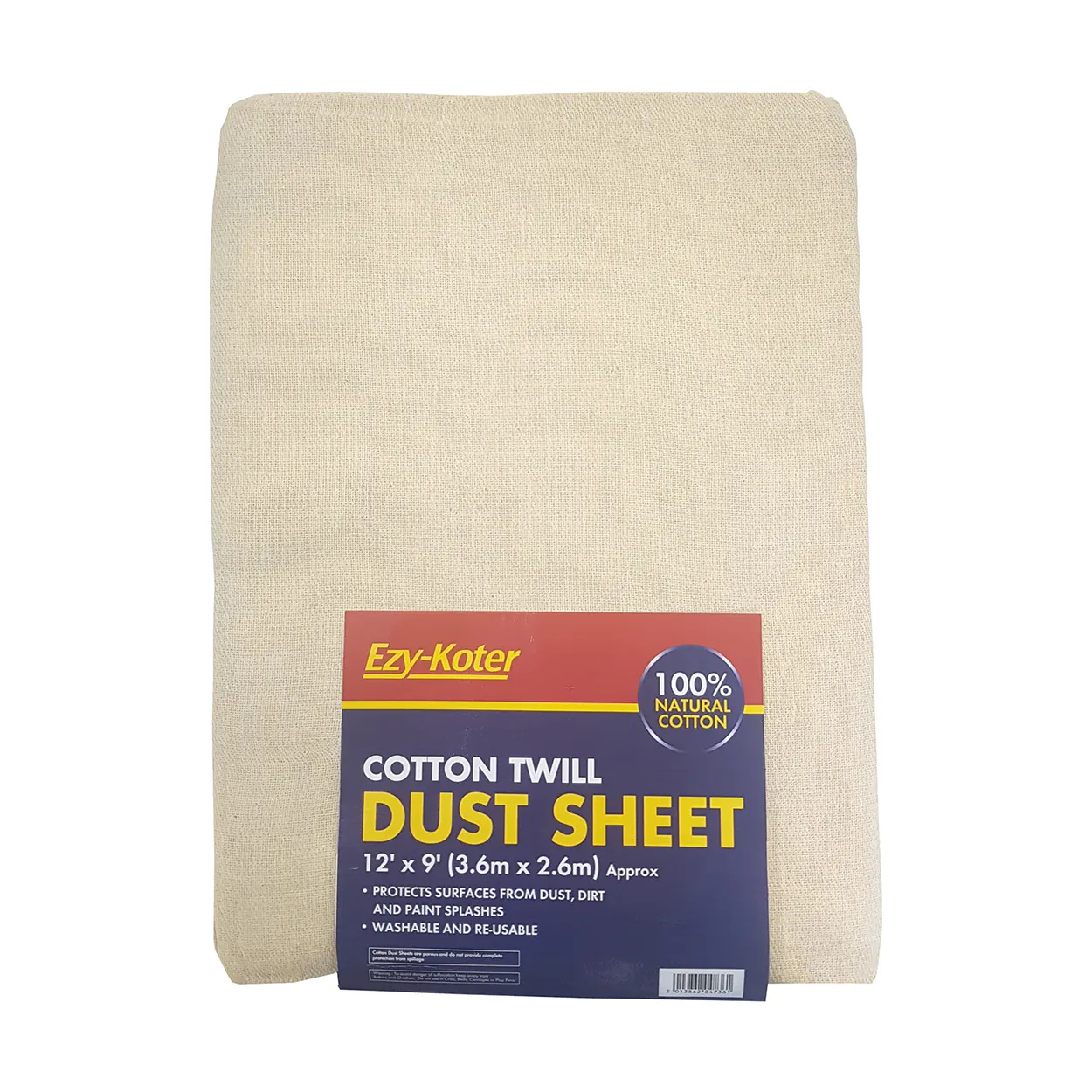 Ezyk Cotton Dust Sheet 12′ x 9′