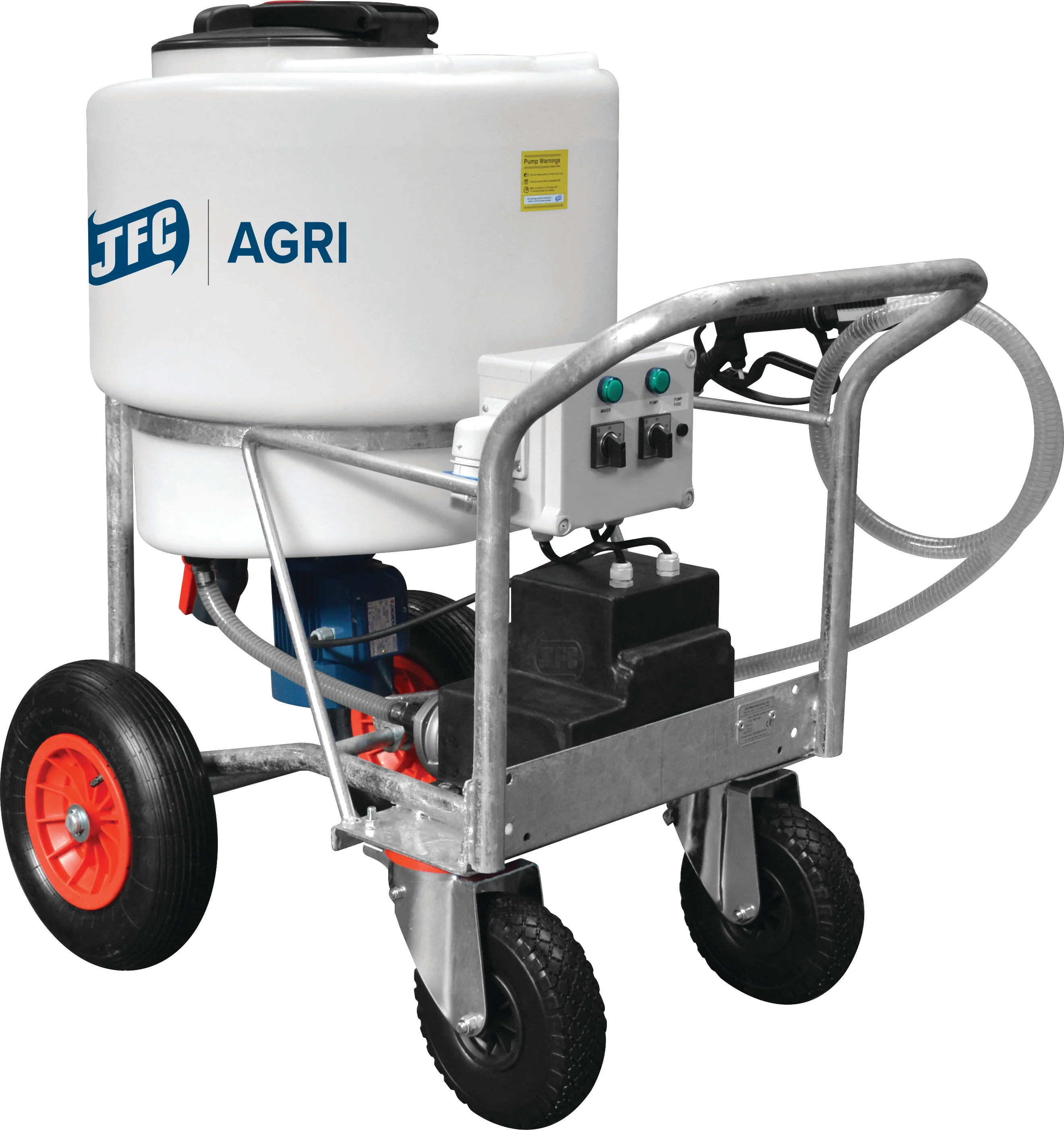 170L Milk Kart With 220v Mixer & 12v Pump