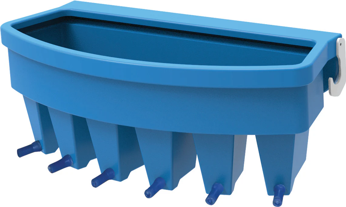 6 Compartment Gate Feeder  (peach Teats)