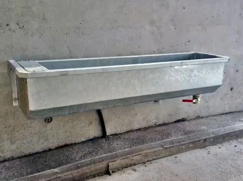 Wall Mount Stainless Drinker - 4FT - Image 3
