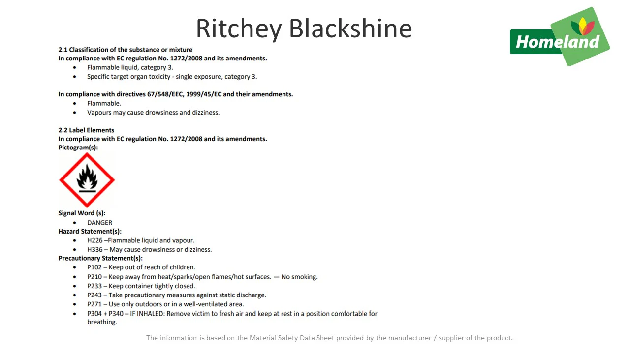Ritchey Blackshine 1L - Image 2
