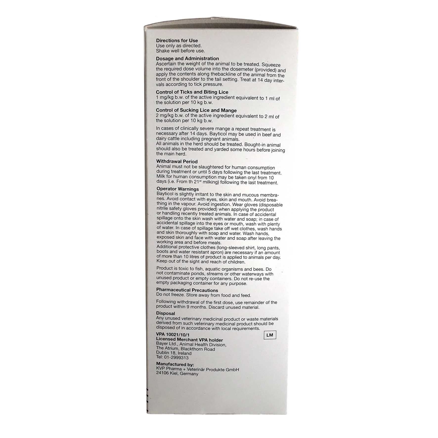 Bayticol 1% 1 Litre - Image 2