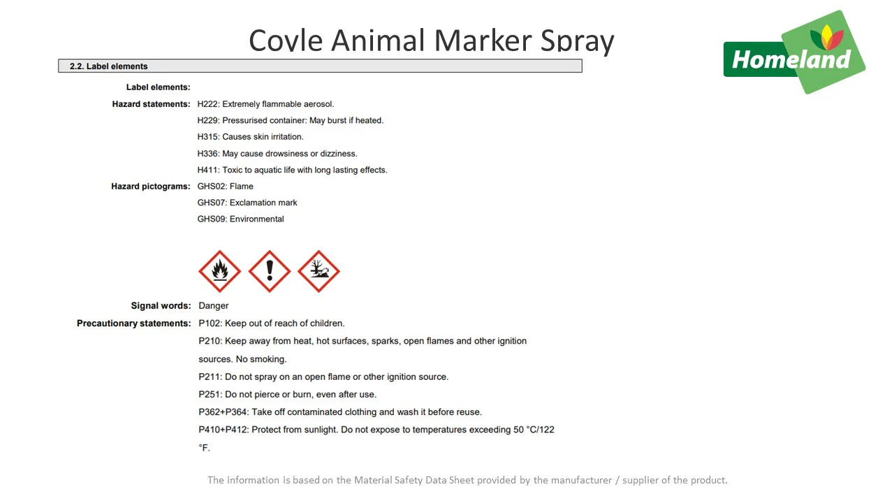 Coyle's Animal Marker Spray - Image 2