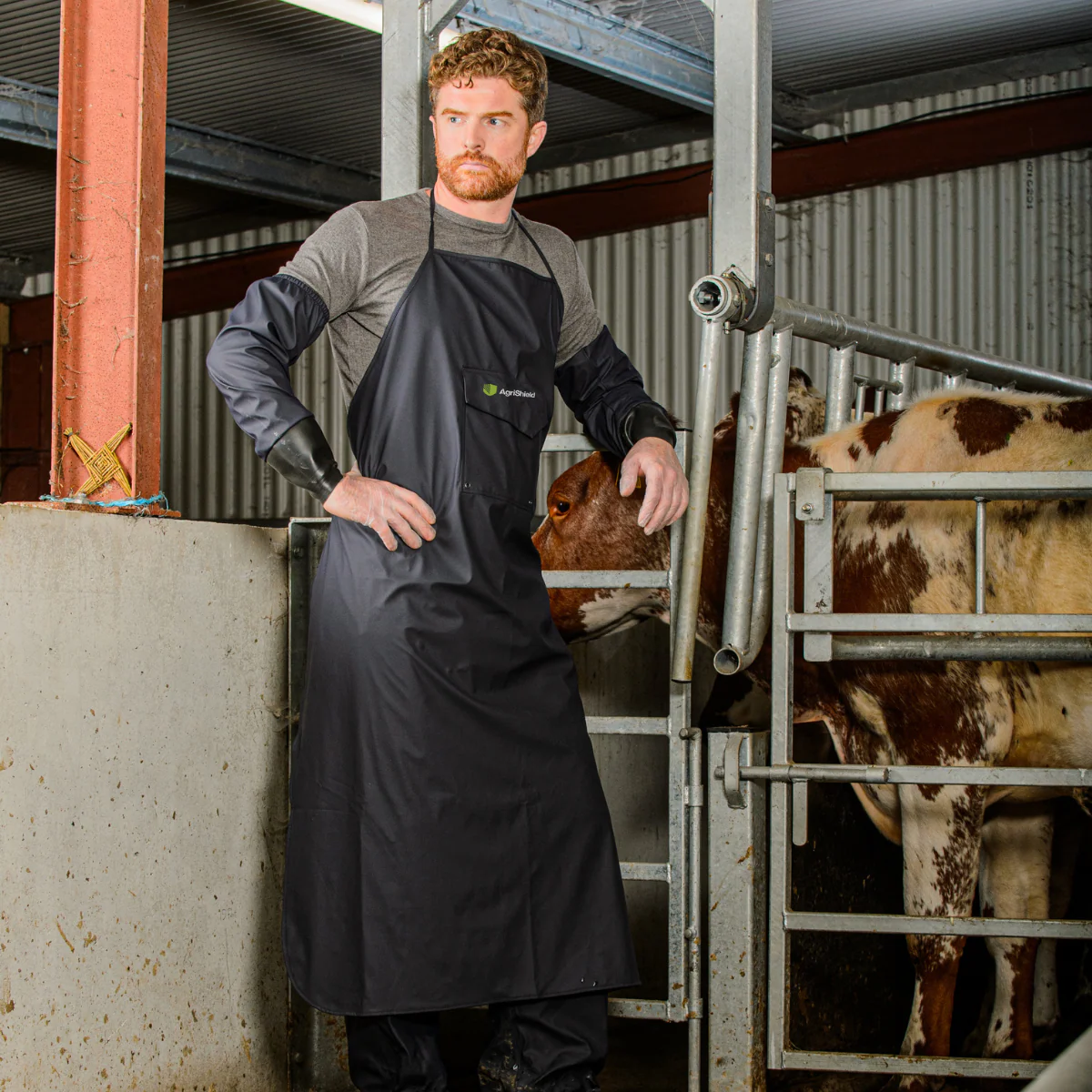 Agrishield Dairy Sleeves - Navy - Image 3