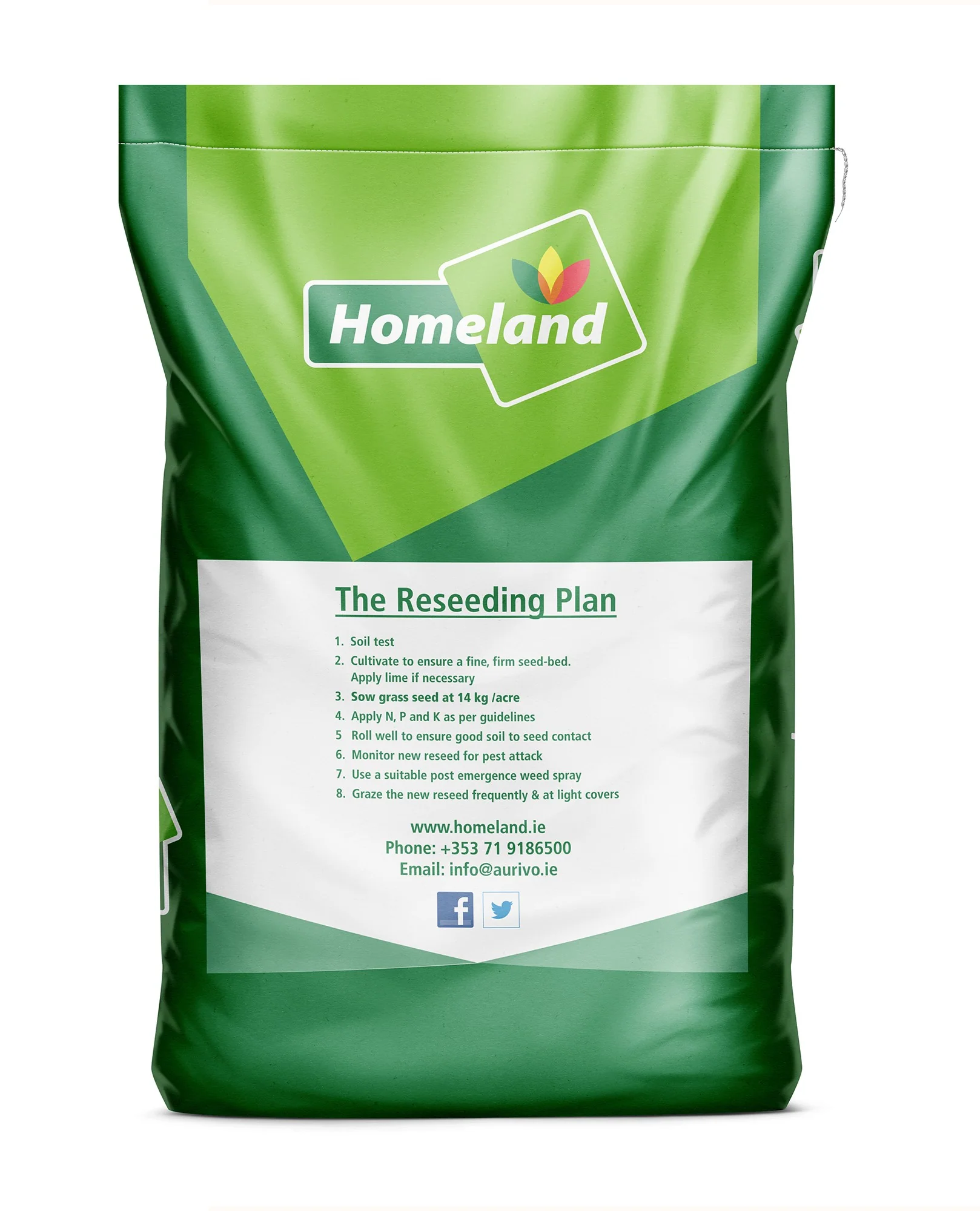 Homeland Yielder Grass Seed - 1 Acre Bag - Image 2