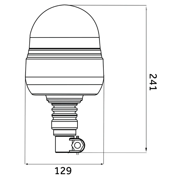 LED Amber Beacon Bolt On - Image 4