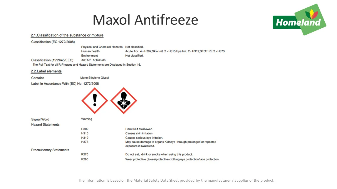 Maxol Antifreeze - Image 2