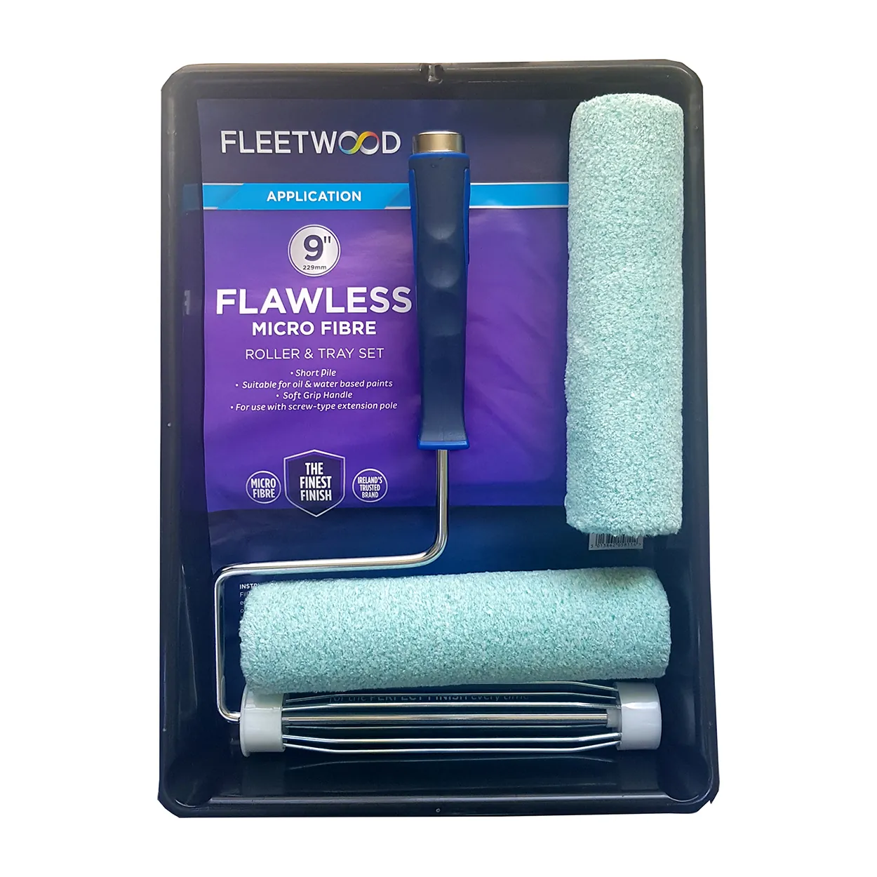 Flawless Micofibre Roller & Tray Set 9″