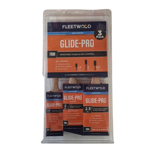 Fleetwood Glide Pro Brush's - 3 pack